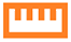 Orange ruler icon
