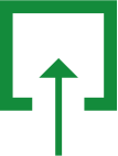 Green upload icon